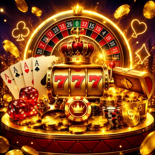 Dealer ao vivo em uma mesa de roleta com destaque dourado